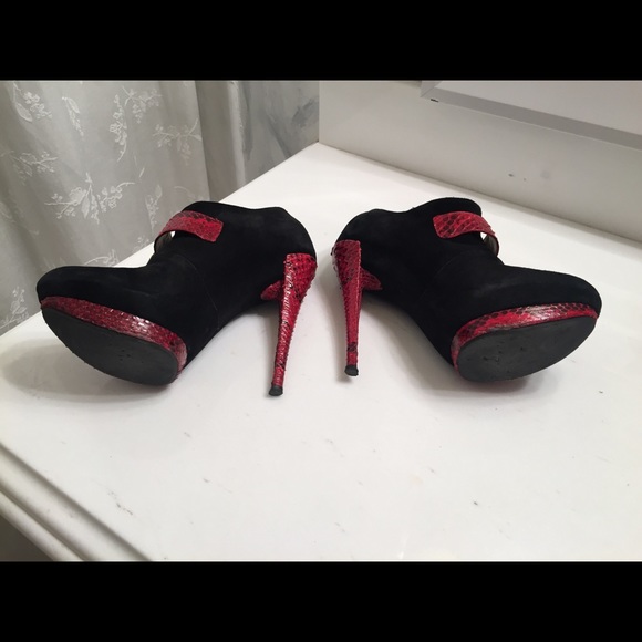 Massimo Dogana Python and Suede Bootie - Picture 7 of 7